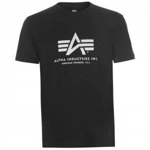 Alpha Industries Basic Logo T-Shirt - Black