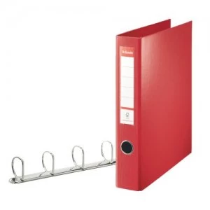 Esselte Ring Binder 4DR 40mm A4 Red 82403