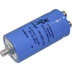 Electrolytic capacitor Screw type 10000 uF 63 V