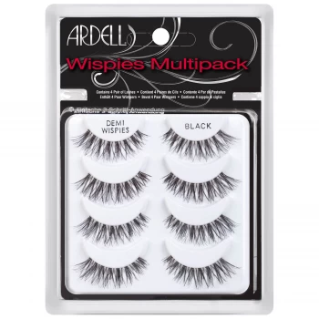 Ardell Demi Wispies False Lashes Multipack x4, Black