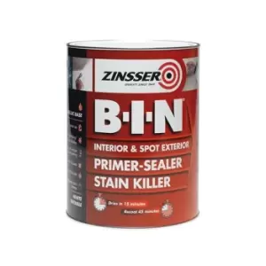 Zinsser B.I.N Primer, Sealer & Stain Killer Paint White 5 litre