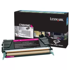 Lexmark C748H1MG Magenta Laser Toner Ink Cartridge