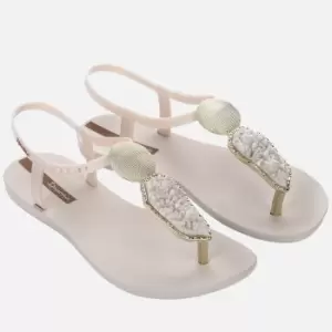 Ipanema Womens Elegant Crystal Sandals - Pearl Ivory - UK 3