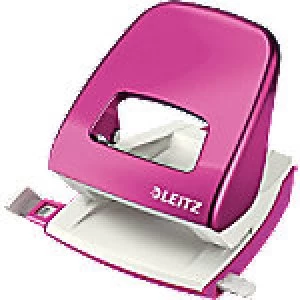 Leitz 2 Hole Punch WOW NeXXt 5008 Pink 30 Sheets