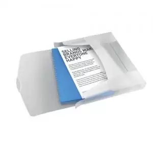 Rexel Choices Translucent Box File, A4, 350 Sheet Capacity, White -