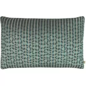 Kai Wrap Caracal Abstract Animal Print Cushion Cover, Oasis, 40 x 60 Cm