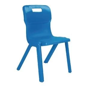 Titan One Piece Chair 350mm Blue KF72160
