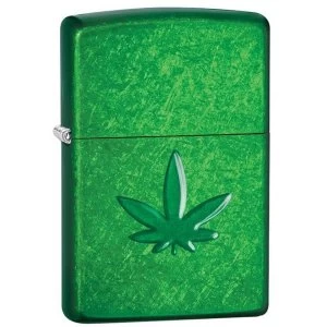Zippo Marijuana Leaf Meadow Windproof Lighter