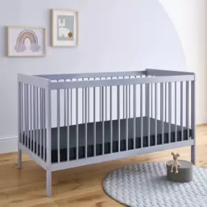 CuddleCo Nola Cot Bed, Painted Pine Swedish Blue