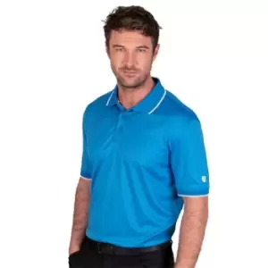 Island Green Performance Polo Golf Shirt - Blue