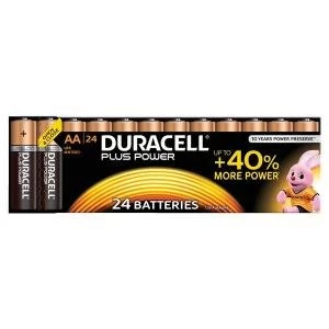 Duracell Plus Power AA Batteries 2 Packs of 24 Batteries with FREE