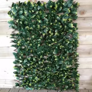 Wonderwal - 180cm x 60cm Artificial Fence Trellis Screening Privacy Garden - Laurel Leaf