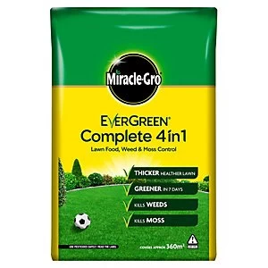 Miracle-Gro Evergreen Complete 4 in 1 Lawn Feed - 360m²