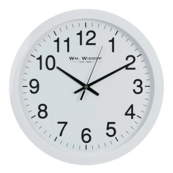 William Widdop Wall Clock - White