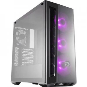 Cooler Master MasterBox MB520 RGB Midi tower PC casing Black 3 built-in LED fans, Built-in fan, Built-in lighting, Window, Dust filter