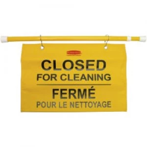Closed for Cleaning metal sign