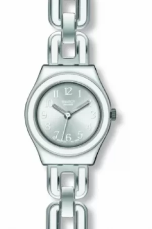 Ladies Swatch White Chain Watch YSS254G
