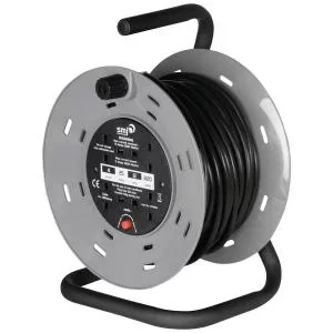 Extension Reel 25 Metre 13 Amp 4 Socket with Carry Handle 112447