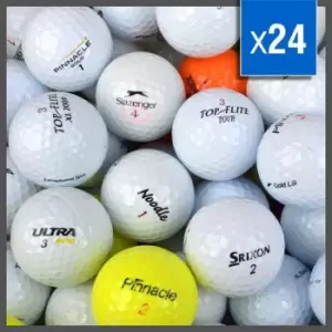 2nd Chance Grade A Recycled Golf Balls - Mixed Value Brands - White