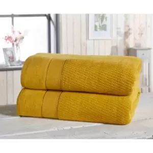 Rapport Home Furnishings Royal Velvet 550gsm Towel Bale - 2 Piece - Ochre