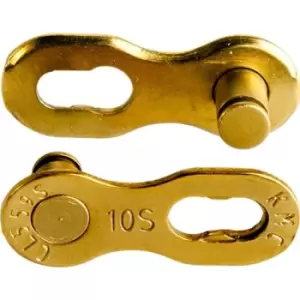 KMC 10speed Ti-N Gold Missing Link 5.88mm (x2) Re-Usable