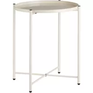 Tectake - Bedside table Chester - lamp table, side table, small side table - cream - cream