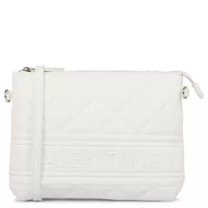 Valentino Bags Zip Cross Body Quilted Ada Bag - White
