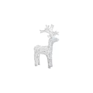 Kaemingk LED Acrylic Reindeer (One Size) (White) - White