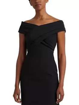 Lauren by Ralph Lauren Irene-strapless-cocktail Dress - Black, Size 14, Women