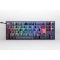 Ducky One3 Cosmic TKL 80% USB RGB Mechanical Gaming Keyboard Cherry MX Silent Red Switch - UK Layout