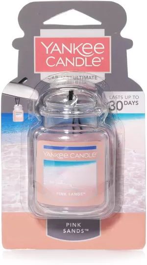 Pink Sands (Pack Of 10) Yankee Candle Car Jar Air Freshener