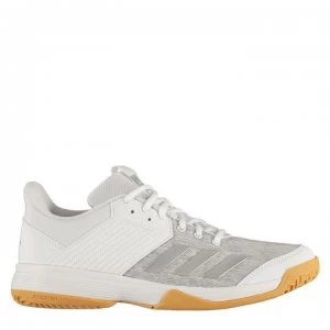 adidas Ligra 6 Ladies Indoor Court Shoes - White/Silver
