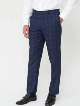 Skopes Tailored Minworth Trousers - Blue Check