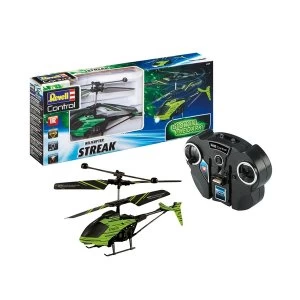 Remote Controlled Glow In The Dark "Streak" Revell Helicopter