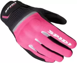 Spidi Flash Women Motorcycle Gloves, black-pink Size M black-pink, Size M for Women