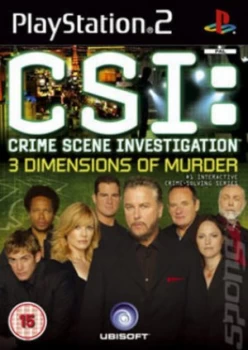 Crime Scene Investigation 3 Dimensions of Murder PS2 Game