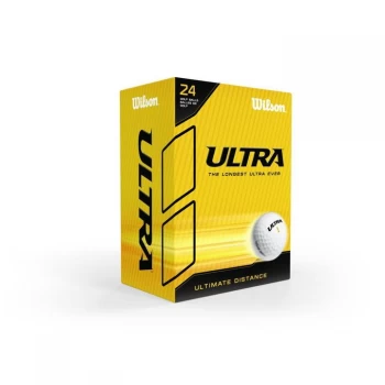 Wilson Ultra 24 Golf Balls Pack - White