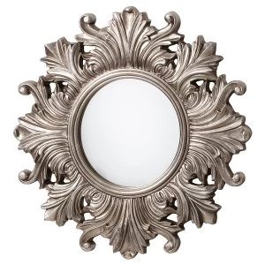 Gallery Regis Circular Mirror - Silver