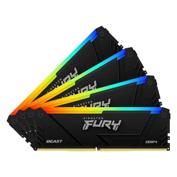 Kingston FURY Beast RGB 128GB (4x32GB) 2666MHz DDR4 Memory Kit