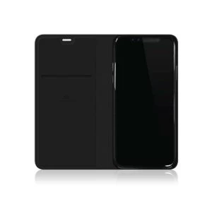 Black Rock Material Booklet Pure Case for iPhone X - Black