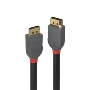Lindy 36481 DisplayPort cable 1m Black Gray