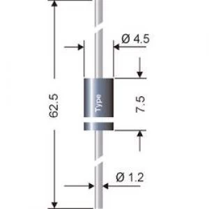 Schottky rectifier Semikron SB160 DO 15 60 V Sing