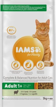 IAMS for Vitality Adult Lamb Dry Cat Food - 10kg