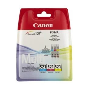 Canon CLI521 Tri Colour Ink Cartridge