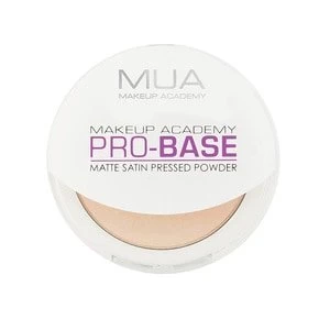 MUA Pro Base Matte Satin Pressed Powder - Ivory Nude