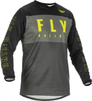 FLY Racing F-16 Jersey Grey Black Hi-Vis M