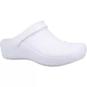Safety Jogger - Unisex Adult Smooth Clogs (12 uk) (White) - White