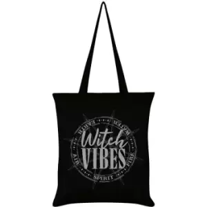 Grindstore Elemental Witch Vibes Tote Bag (One Size) (Black) - Black