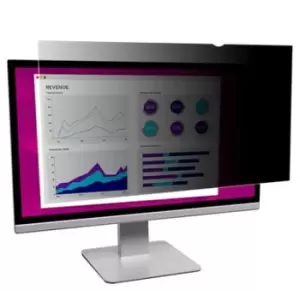 3M High Clarity Privacy Filter for 24" Monitor, 16:9, HC240W9B