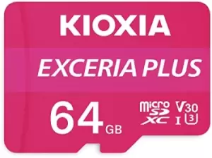 Kioxia 64GB Exceria Plus U3 V30 MicroSD